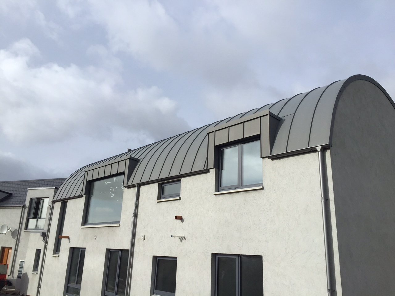 VM Zinc Quartz Barrel Vault Tipperary A & A Quinn Roofing