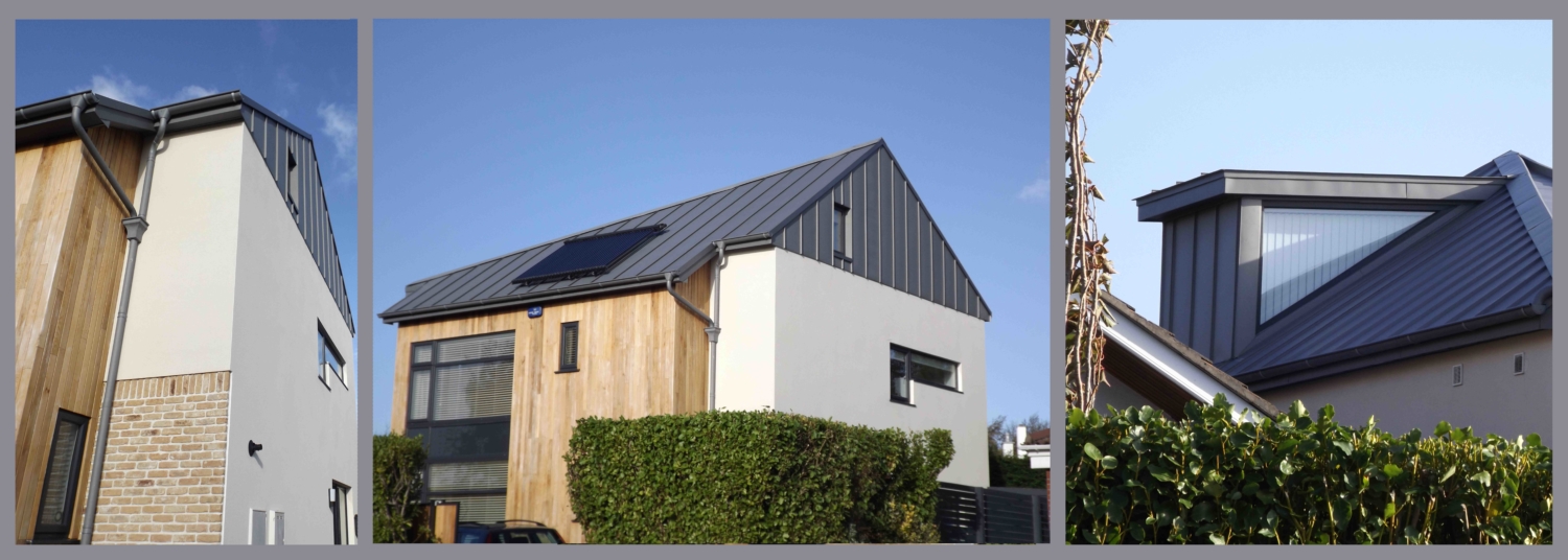 Zinc Roofing Cooper Cladding AA Quinn Roofiing Ireland