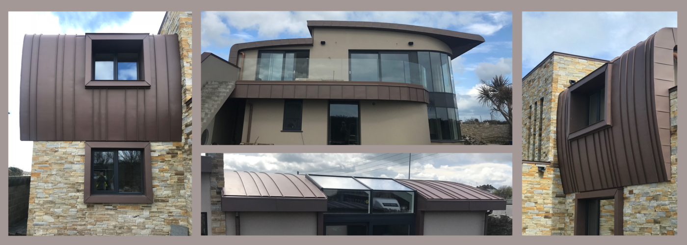 Zinc Roofing Cooper Cladding AA Quinn Roofiing Ireland
