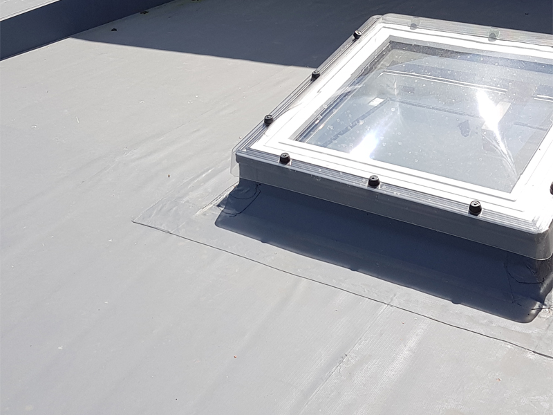 VM Zinc Quartz & Fatra PVC Membrane, Limerick A & A Quinn Roofing